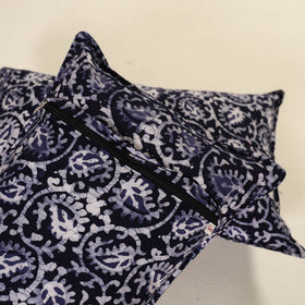 Hand Block Batik Print Pillow Covers (Set of 2) 34