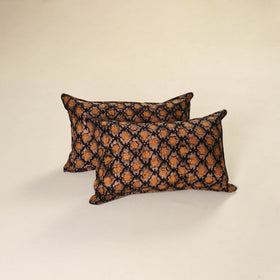 Hand Block Batik Print Pillow Covers (Set of 2) 35