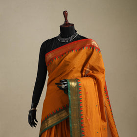 Orange - kandangi thread buti chettinad cotton saree