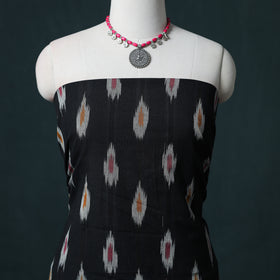Pochampally Ikat Cotton Unstitched Dress Material: Kurta & Dupatta 16
