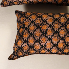 Hand Block Batik Print Pillow Covers (Set of 2) 35