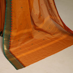 Orange - kandangi thread buti chettinad cotton saree