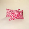Hand Block Batik Print Pillow Covers (Set of 2) 36