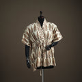Ajrakh Hand Block Print Natural Dyed Cotton Short Kaftan 43