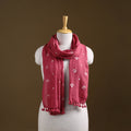 Kutch Handwoven Organic Kala Cotton Bandhani Stole 20