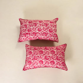 Hand Block Batik Print Pillow Covers (Set of 2) 36