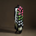 Multicolor - Shibori Clamp Dyed Modal Silk Dupatta with Zari Border 06