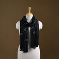 Kutch Handwoven Organic Kala Cotton Bandhani Stole 23