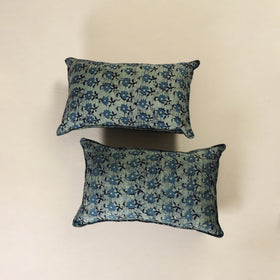Hand Block Batik Print Pillow Covers (Set of 2) 37
