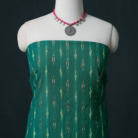 Pochampally Ikat Cotton Unstitched Dress Material: Kurta & Dupatta 18