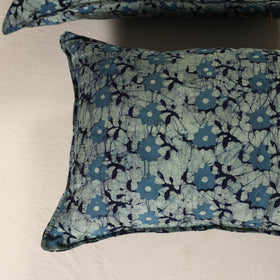 Hand Block Batik Print Pillow Covers (Set of 2) 37