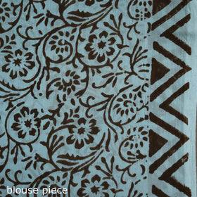 Sanganeri Hand Block Print Pure Mul Cotton Ready To Wear Saree 07
