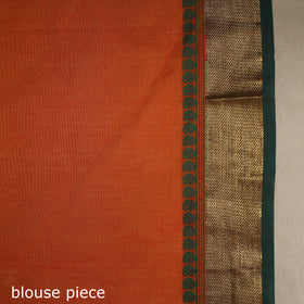 Orange - kandangi thread buti chettinad cotton saree