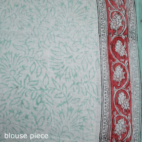 Sanganeri Hand Block Print Pure Mul Cotton Ready To Wear Saree 10