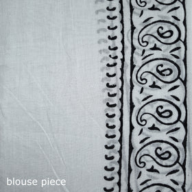Sanganeri Hand Block Print Pure Mul Cotton Ready To Wear Saree 19