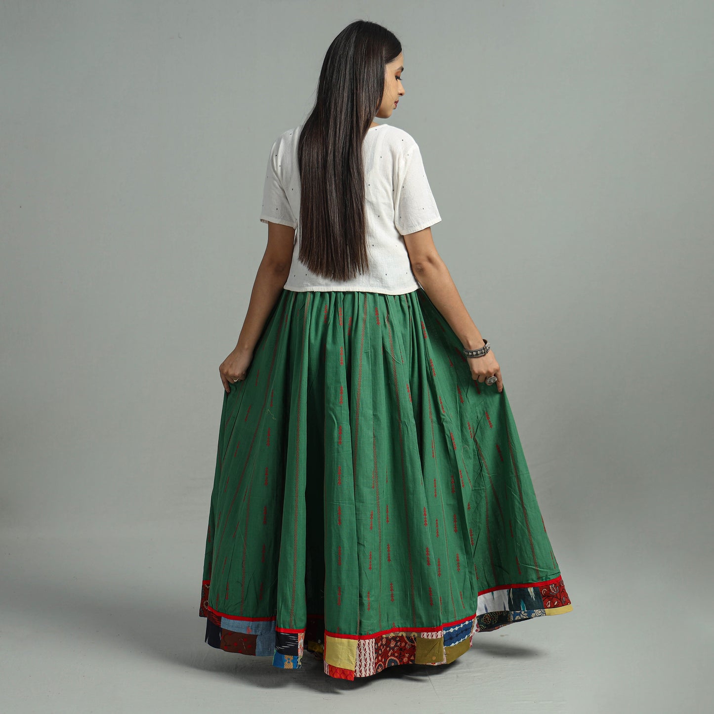 Jacquard Long Skirt