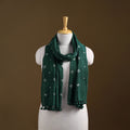 Kutch Handwoven Organic Kala Cotton Bandhani Stole 35