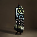 Multicolor - Shibori Clamp Dyed Modal Silk Dupatta with Zari Border 11