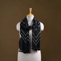 Kutch Handwoven Organic Kala Cotton Bandhani Stole 42
