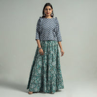 sanganeri long skirt 