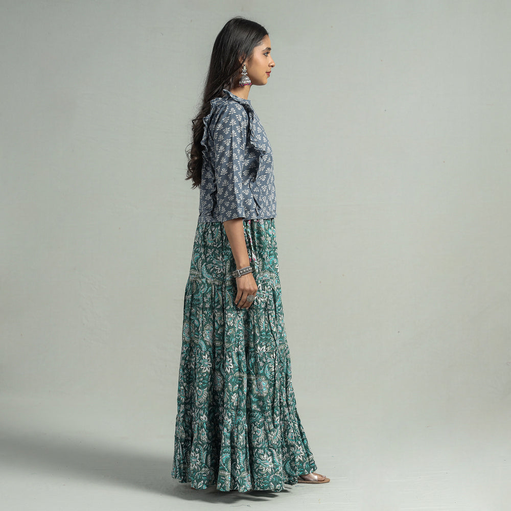 sanganeri long skirt 