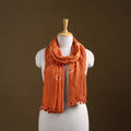 Kutch Handwoven Organic Kala Cotton Bandhani Stole 48