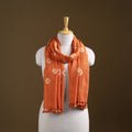 Kutch Handwoven Organic Kala Cotton Bandhani Stole 49