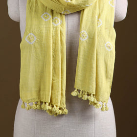 Kutch Handwoven Organic Kala Cotton Bandhani Stole 50
