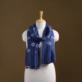 Kutch Handwoven Organic Kala Cotton Bandhani Stole 52