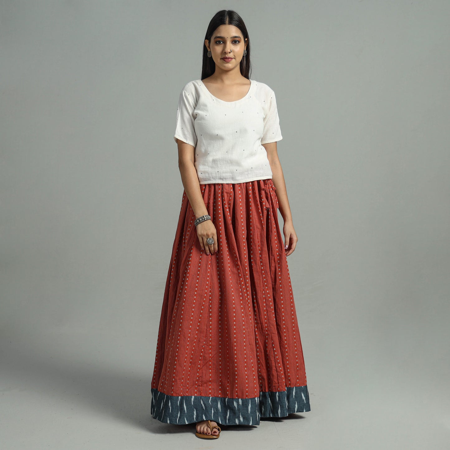 Jacquard Long Skirt