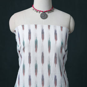 Pochampally Ikat Cotton Unstitched Dress Material: Kurta & Dupatta 23
