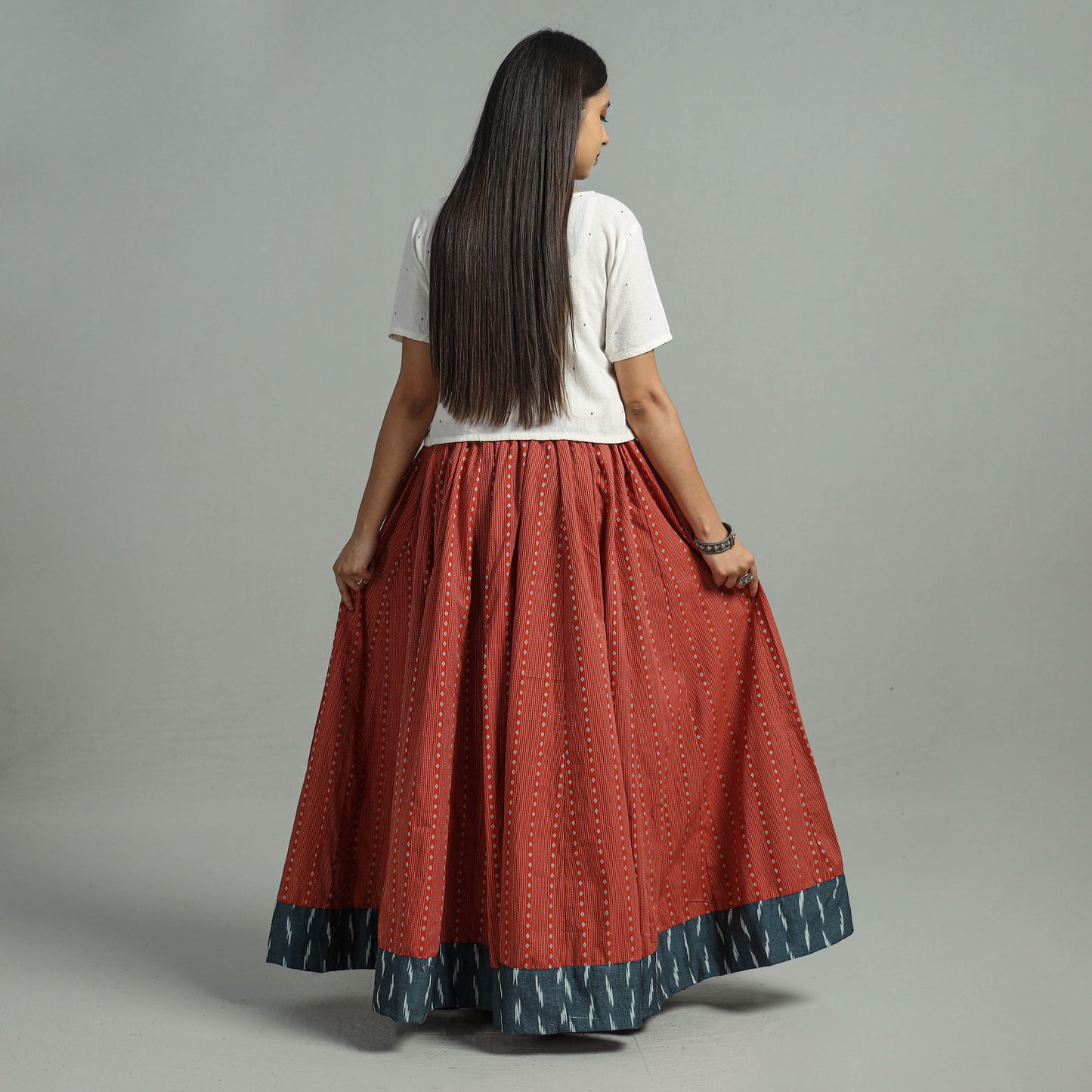 Jacquard Long Skirt