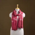 Kutch Handwoven Organic Kala Cotton Bandhani Stole 56