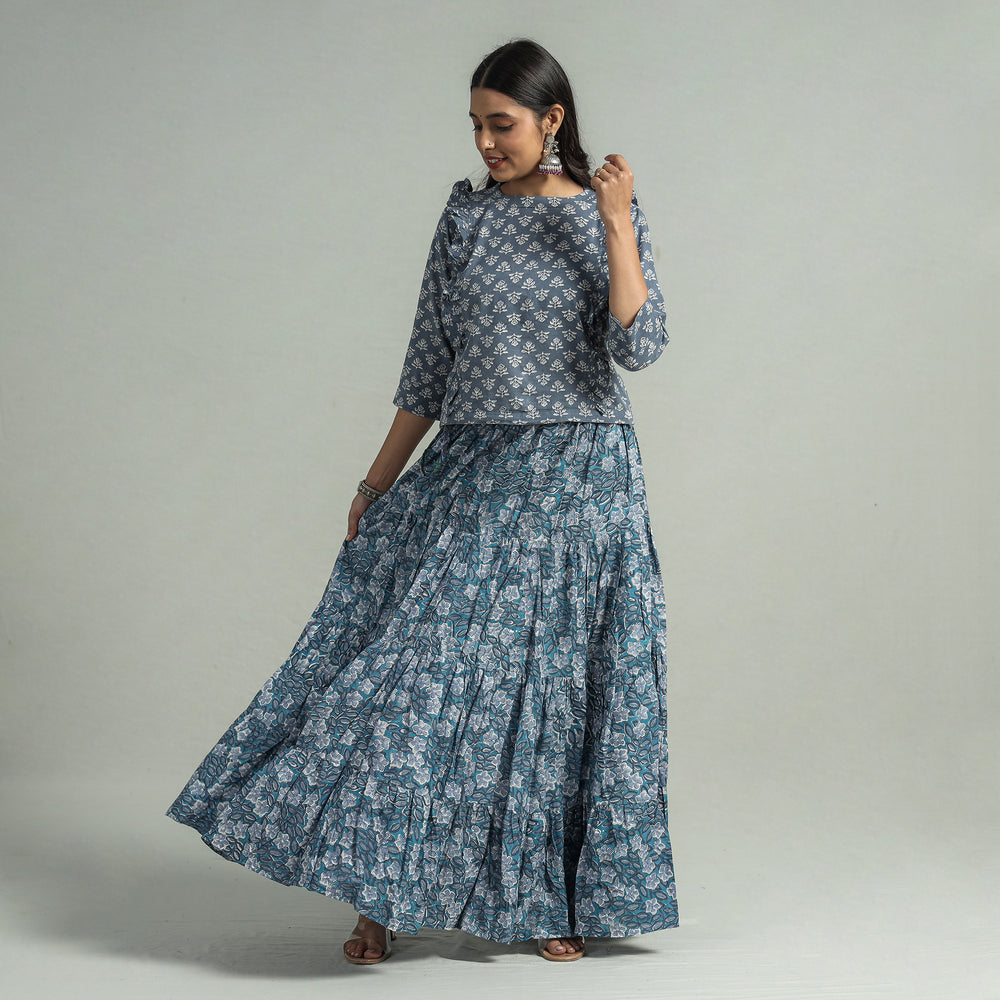 Sanganeri Long Skirt
