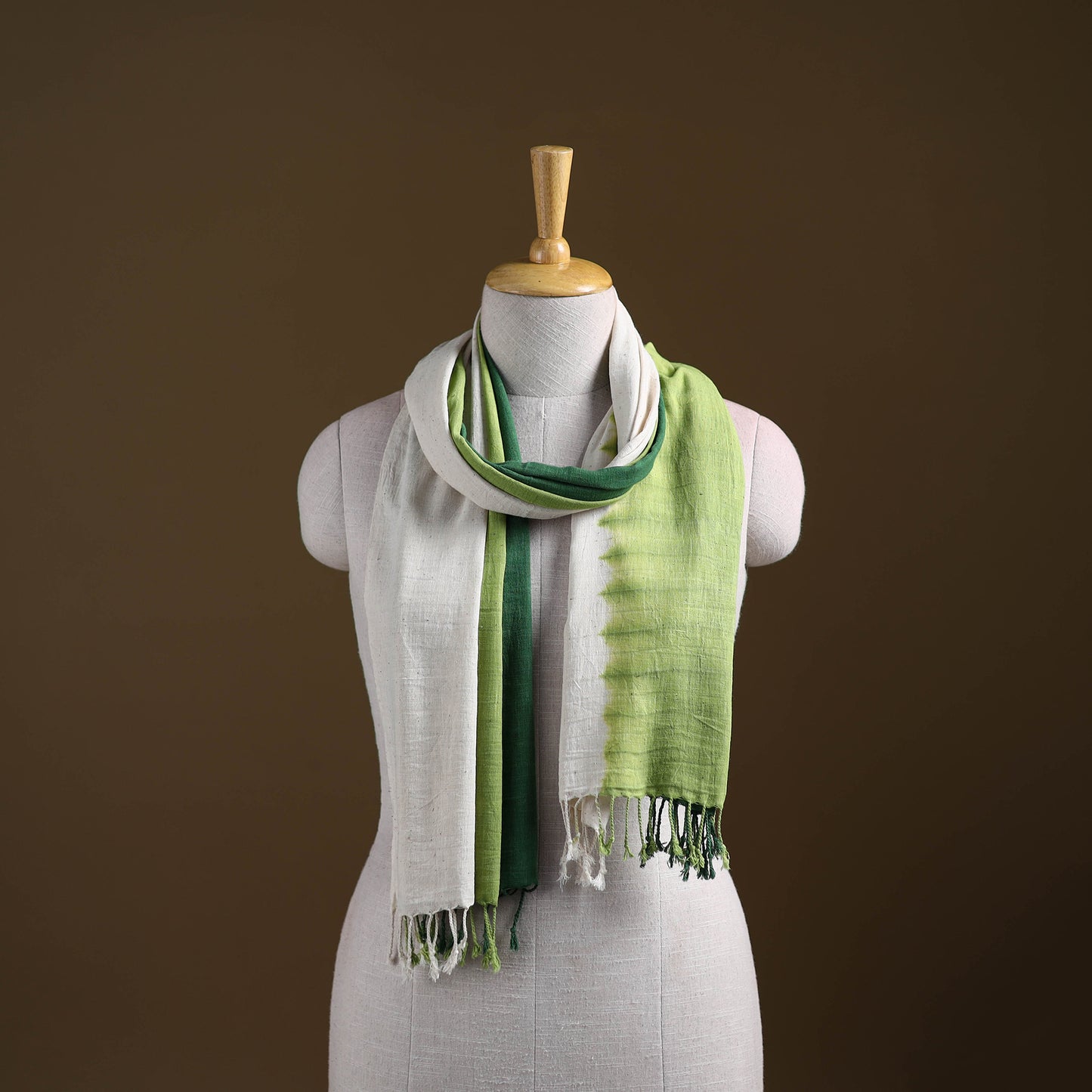 Kutch Tie-Dye Handwoven Organic Kala Cotton Stole 01