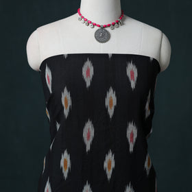 Pochampally Ikat Cotton Unstitched Dress Material: Kurta & Dupatta 25