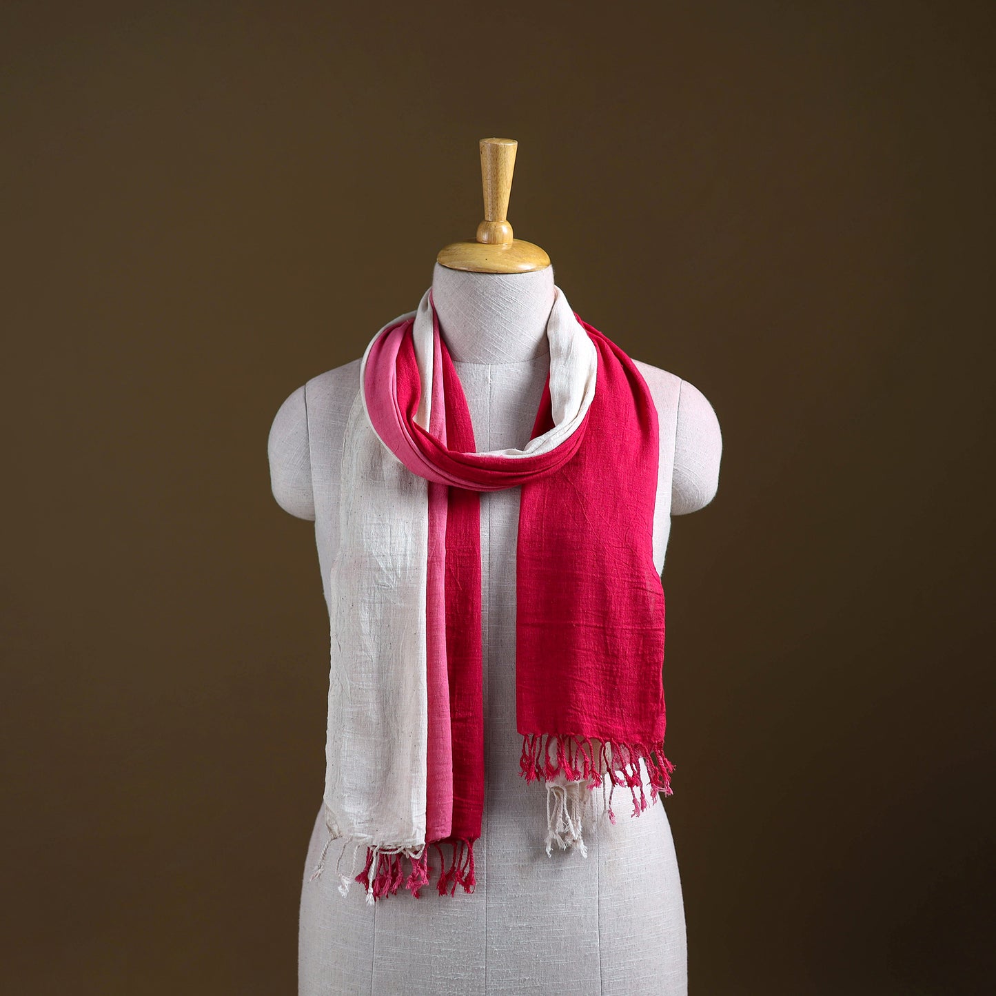 Kutch Tie-Dye Handwoven Organic Kala Cotton Stole 03