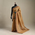 Beige - kandangi chettinad cotton saree with border 16