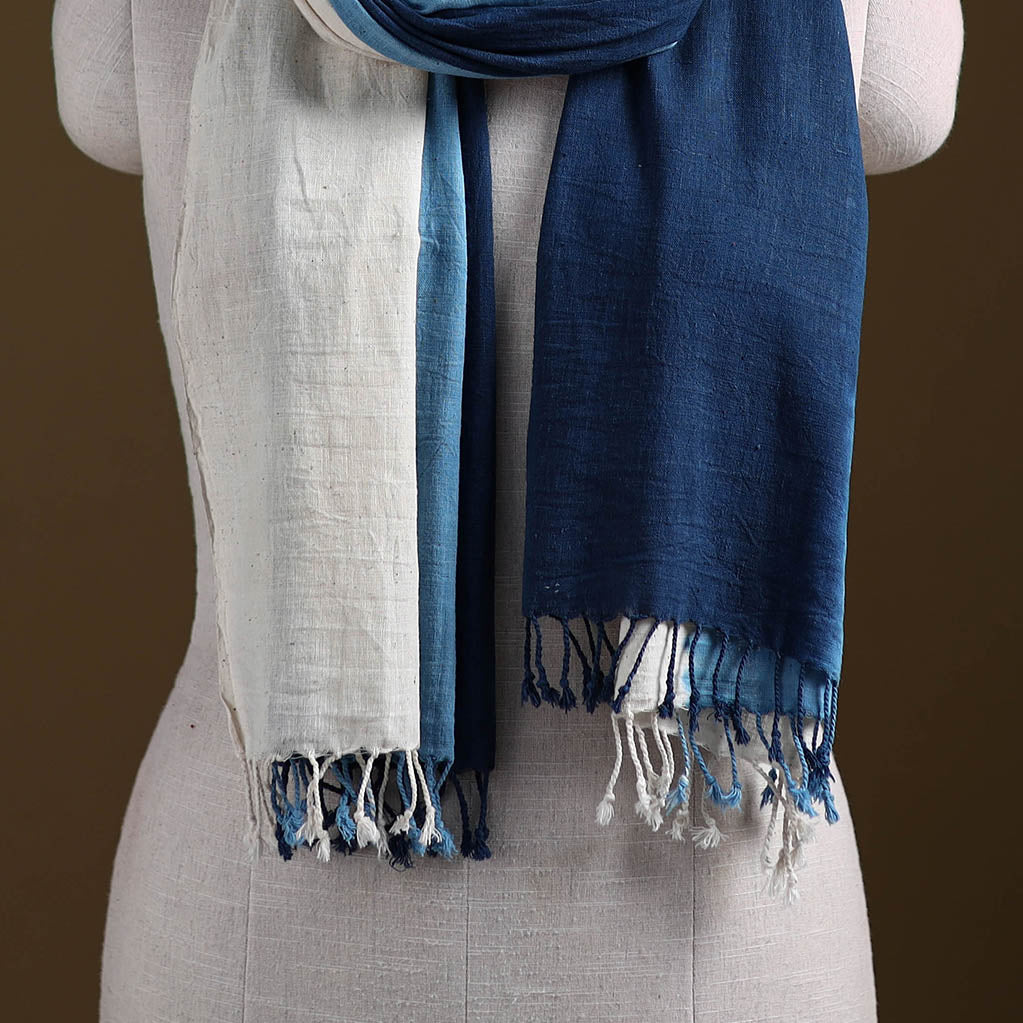 Kutch Tie-Dye Handwoven Organic Kala Cotton Stole 05