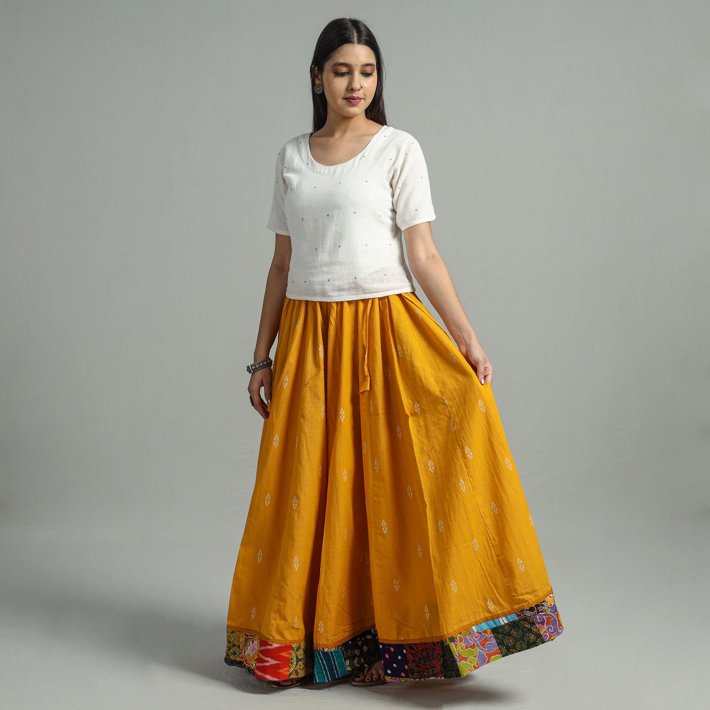 Jacquard Long Skirt