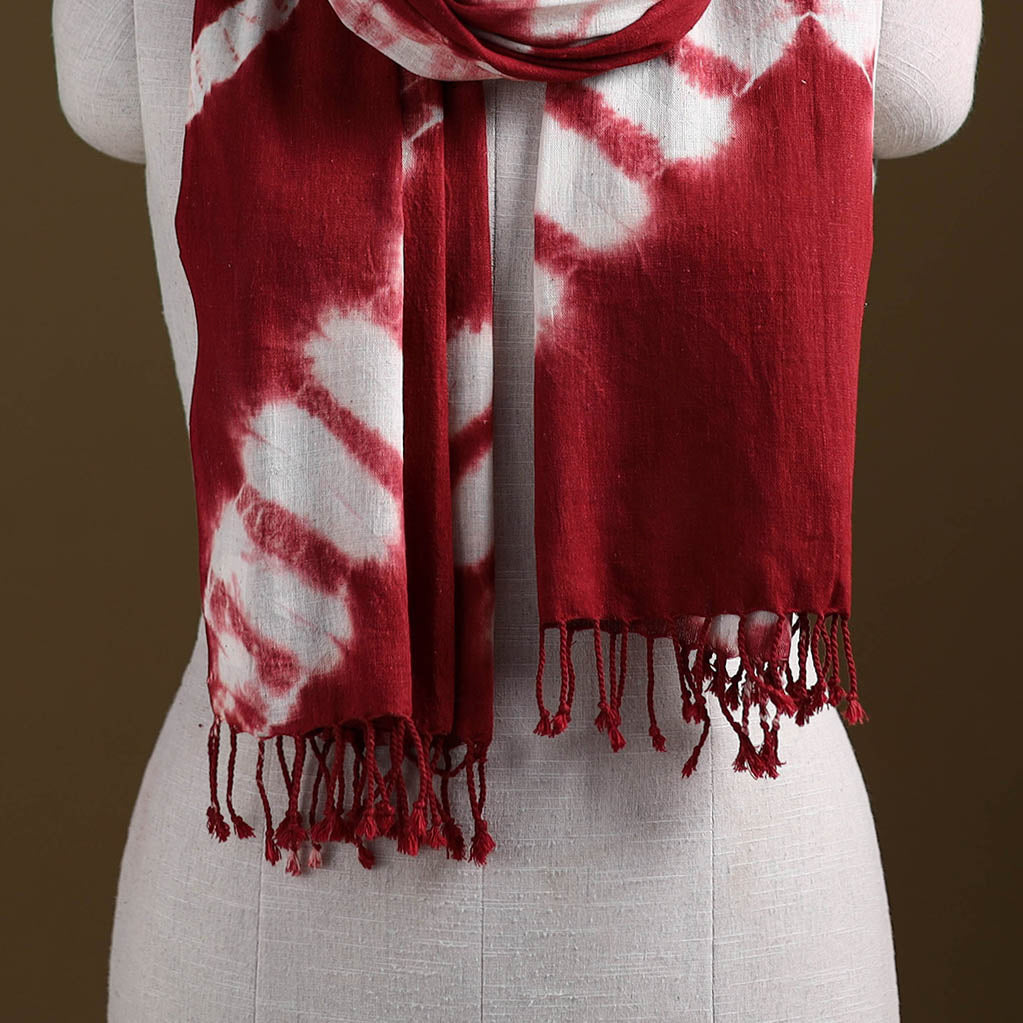 Kutch Handwoven Organic Kala Cotton Shibori Stole 07