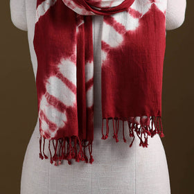 Kutch Handwoven Organic Kala Cotton Shibori Stole 07