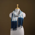 Kutch Handwoven Organic Kala Cotton Shibori Stole 08