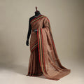 Brown - kandangi chettinad cotton saree with border 17