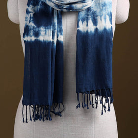 Kutch Handwoven Organic Kala Cotton Shibori Stole 10