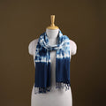 Kutch Handwoven Organic Kala Cotton Shibori Stole 10