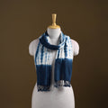 Kutch Handwoven Organic Kala Cotton Shibori Stole 11