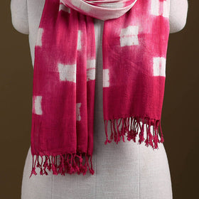Kutch Handwoven Organic Kala Cotton Shibori Stole 13