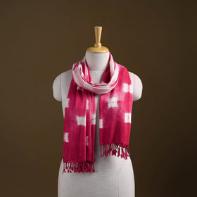 Kutch Handwoven Organic Kala Cotton Shibori Stole 13