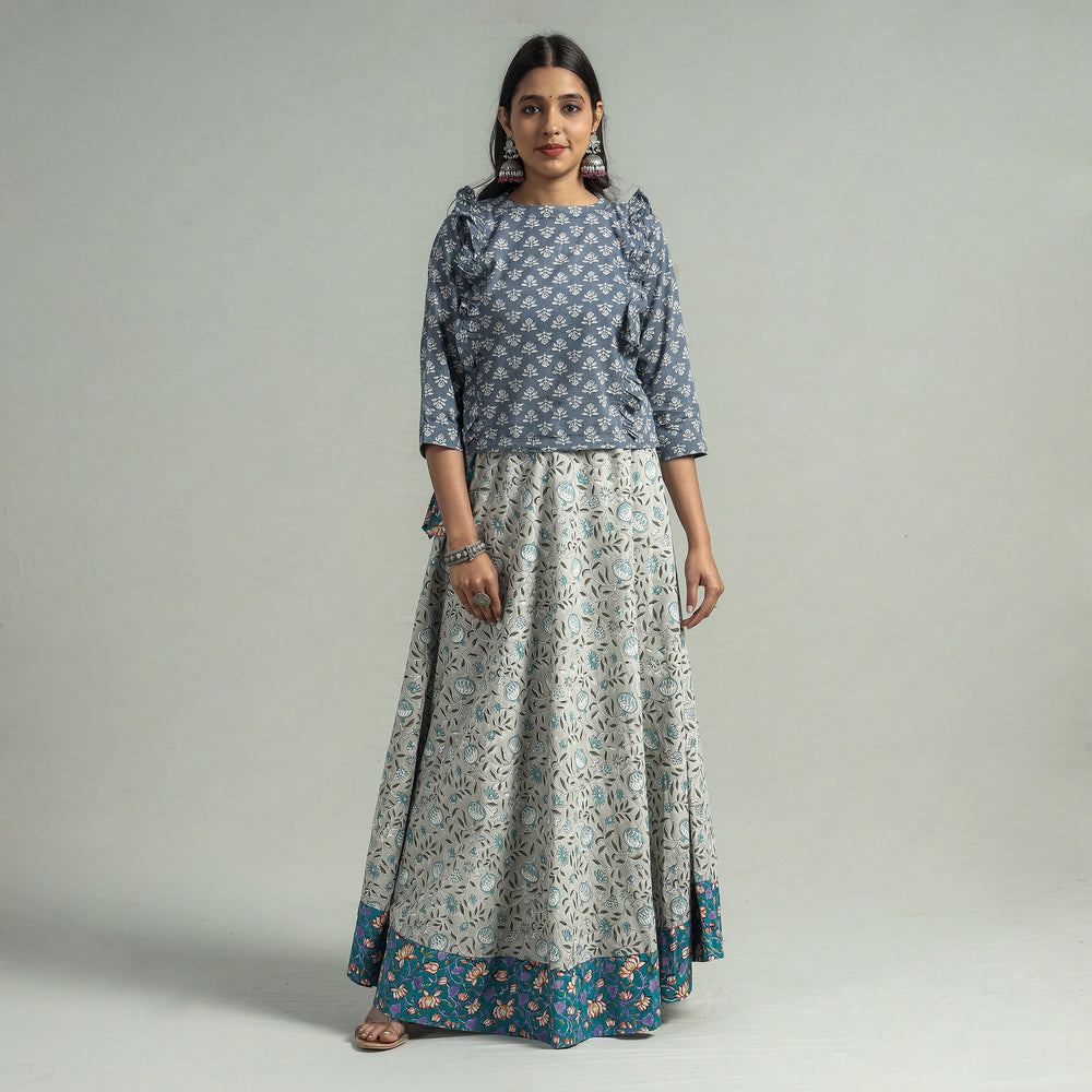 sanganeri cotton skirt 